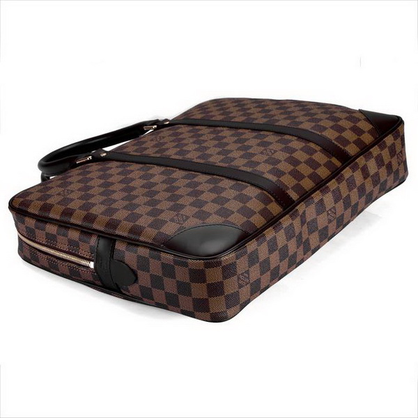 Louis Vuitton Damier Ebene Canvas Porte-Document Voyace N41124 Louis Vuitton Damier Ebene Canvas Porte-Document Voyace N41124